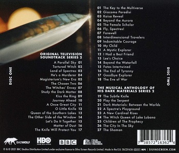 Lorne Balfe: His Dark Materials Series 2 - original TV score album, back cover